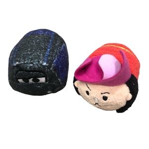 Disney Mini Tsum Tsum Collectible Plush Captain Hook & Jackson Storm From Cars